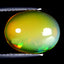 3.32 ct Dazzling Oval Cabochon (12.46 x 9.75 mm) Ethiopian Rainbow Opal
