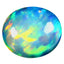2.03 ct Impressive Oval Cabochon (10.62 x 9.14 mm) Rainbow Opal Gemstone