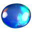 1.79 ct Oval Cabochon (12.43 x 10.34 mm) Ethiopian Rainbow Opal Gemstone