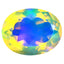 3.19 ct Extraordinary Oval (11.64 x 9.09 mm) Ethiopian Welo Rainbow Opal