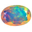 2.16 ct Extraordinary Oval (12.50 x 8.65 mm) Ethiopian Welo Rainbow Opal