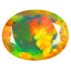 1.68 ct Shimmering Oval (11.19 x 8.60 mm) Ethiopian Rainbow Opal Gemstone
