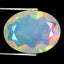 2.05 ct Incomparable Oval (12.05 x 9.21 mm) Ethiopian Rainbow Opal Stone