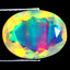 1.89 ct Spectacular Oval (10.82 x 8.22 mm) Ethiopian Rainbow Opal Stone
