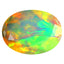 1.44 ct Valuable Oval (10.79 x 8.14 mm) Ethiopian Rainbow Opal Gemstone