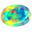 1.72 ct Incomparable Oval (11.22 x 8.15 mm) Ethiopian Rainbow Opal Stone