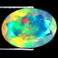 1.72 ct Incomparable Oval (11.22 x 8.15 mm) Ethiopian Rainbow Opal Stone