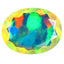 1.74 ct Topnotch Oval (11.00 x 8.53 mm) Ethiopian Rainbow Opal Gemstone