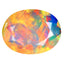 1.41 ct Sparkling Oval (10.73 x 8.24 mm) Ethiopian Rainbow Opal Gemstone