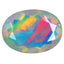 1.83 ct Sparkling Oval (11.58 x 8.40 mm) Ethiopian Rainbow Opal Gemstone