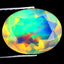 1.61 ct Mind-Boggling Oval (9.91 x 7.65 mm) Ethiopian Welo Rainbow Opal