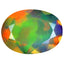 1.32 ct Pleasant Oval (11.27 x 8.22 mm) Ethiopian Rainbow Opal Gemstone