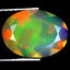 1.32 ct Pleasant Oval (11.27 x 8.22 mm) Ethiopian Rainbow Opal Gemstone