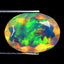 1.35 ct Significant Oval (10.28 x 7.51 mm) Ethiopian Rainbow Opal Stone