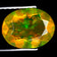 1.34 ct Resplendent Oval (9.53 x 7.36 mm) Ethiopian Rainbow Opal Stone
