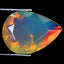 1.80 ct Fair Pear (12.16 x 8.91 mm) Ethiopian 360 Degree Rainbow Opal