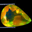 2.00 ct Remarkable Pear (11.90 x 8.81 mm) Ethiopian Rainbow Opal Gemstone