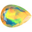 1.38 ct Sparkling Pear (11.24 x 8.39 mm) Ethiopian Rainbow Opal Gemstone