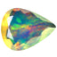 1.67 ct Incredible Pear (11.99 x 9.40 mm) Ethiopian Rainbow Opal Gemstone
