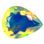 1.89 ct Very good Pear (10.54 x 8.49 mm) Ethiopian Rainbow Opal Gemstone