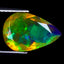 1.90 ct Incredible Pear (12.82 x 8.63 mm) Ethiopian Rainbow Opal Gemstone