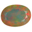 3.85 ct Oval (14.20 x 10.36 mm) Unheated Ethiopia Rainbow Opal Gemstone