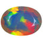 3.94 ct Oval (14.80 x 10.69 mm) Natural Ethiopia Rainbow Opal Stone