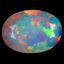 2.62 ct Oval (14.08 x 10.12 mm) Natural Ethiopia Rainbow Opal Stone
