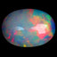 2.62 ct Oval (14.08 x 10.12 mm) Natural Ethiopia Rainbow Opal Stone
