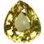 1.20 ct Pear Cut (6.51 x 5.64 mm) UnHeated Natural Yellow Zircon Gemstone