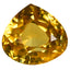 1.15 ct Pear (5.51 x 6.05 mm) UnHeated Natural Golden Yellow Zircon