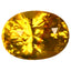 1.98 ct Oval (7.80 x 5.76 mm) UnHeated Golden Yellow Zircon Gemstone