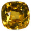 1.55 ct Cushion (5.82 x 5.75 mm) UnHeated Natural Yellow Zircon Gemstone