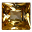 1.13 ct Princess (5.55 x 5.16 mm) UnHeated Natural Yellow Zircon Gemstone