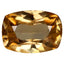 1.52 ct Cushion (7.84 x 5.53 mm) UnHeated Natural Honey Brown Zircon