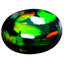 3.14 ct Oval Cabochon (13.06 x 9.80 mm) Flashing Natural Black Opal Stone