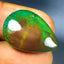 15.80 ct Pear Cabochon (24.42 x 16.49 mm) Ethiopian Flashing Black Opal