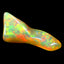 3.92 ct Incredible Fancy (16.72 x 8.58 mm) Ethiopian Rainbow Opal Stone