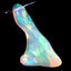 4.91 ct Fancy With Hole (24.60 x 7.10 mm) Ethiopian Welo Rainbow Opal