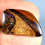 12.37 ct Pear Cabochon (22.24 x 13.72mm) Natural Australian Boulder Opal