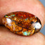3.34 ct Pear Cabochon(15.14 x 9.15mm) Natural Australian Boulder Opal