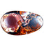 24.50 ct Oval Cabochon (30.53 x 17.75mm) Natural Australian Boulder Opal