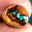 3.17 ct Fancy Cabochon (12.66 x 10.75mm) Natural Australian Boulder Opal