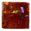 3.73 ct Fancy Cabochon (10.89 x 11.18mm) Natural Australian Boulder Opal