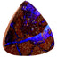 3.21 ct Fancy Cabochon (11.91 x 11.16mm) Natural Australian Boulder Opal