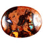 8.99 ct Oval Cabochon(18.21 x 14.15mm) Natural Australian Boulder Opal