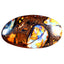 7.68 ct Oval Cabochon(21.57 x 11.93mm) Natural Australian Boulder Opal