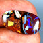6.12 ct Oval Cabochon(19.66 x 10.93mm) Natural Australian Boulder Opal
