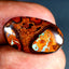 8.56 ct Oval Cabochon(21.34 x 12.16mm) Natural Australian Boulder Opal