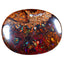 9.12 ct Oval Cabochon(16.95 x 12.95mm) Natural Australian Boulder Opal